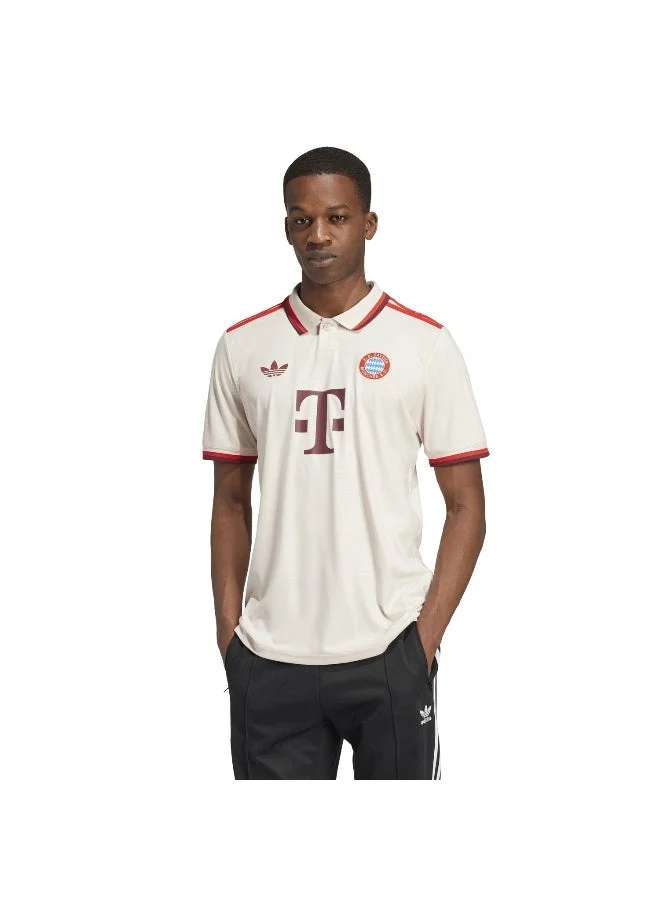 Adidas Fcb 3 Jsy Beige Football Jerseys For Men Xs
